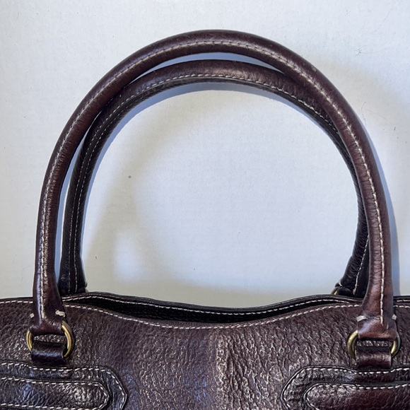 Vintage Sondra Roberts Pebbled Leather Handbag - Picture 6 of 9